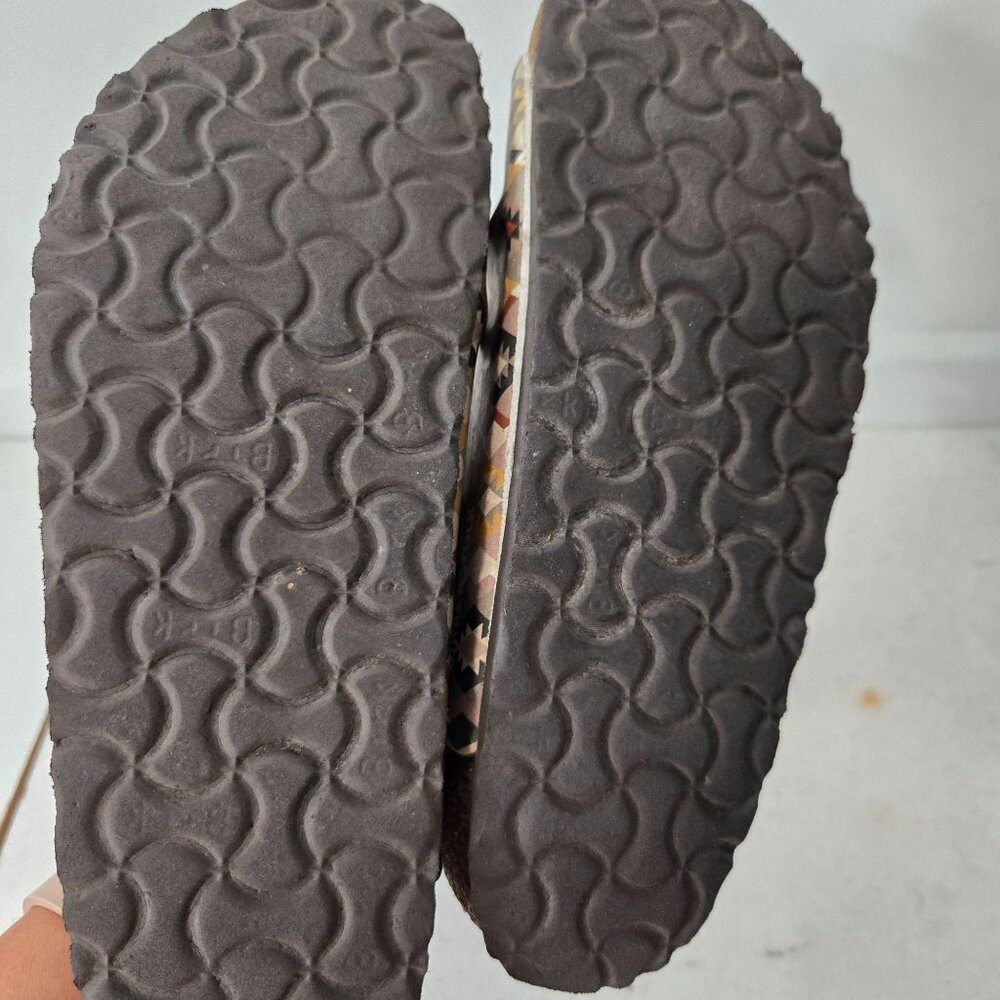 Birkenstock Florida Size 8 Fresh Vegan Ethno Mocha Birko-Flor Sandals - Picture 9 of 14
